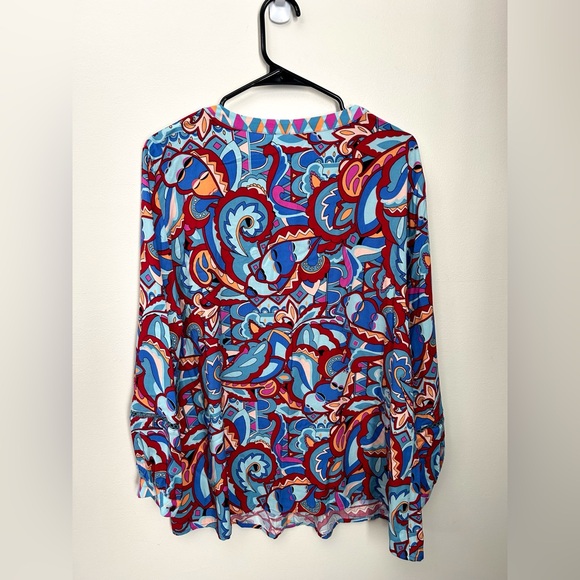 Passport Colorful Paisley Women's Top - Picture 2 of 6